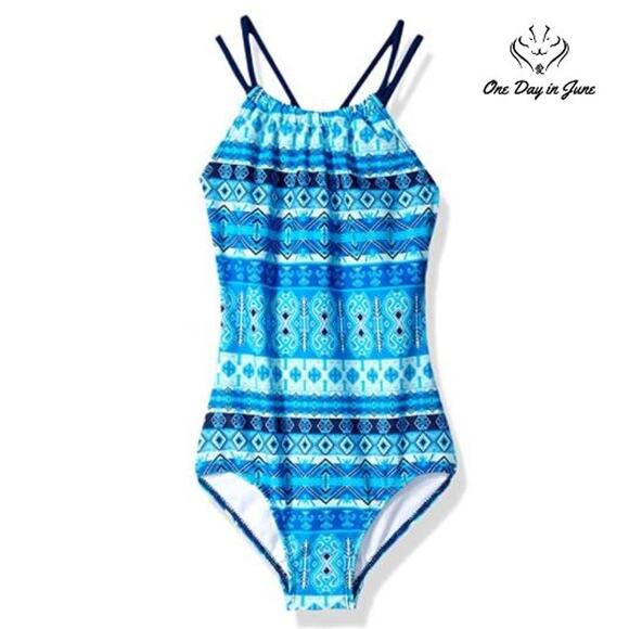 Kanu Surf Jasmine Halter One Piece Size 7 - Picture 1 of 4